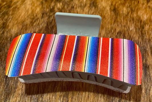 Leather Covered Hair Clips