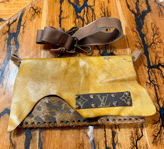 Small LV Crossbody revamp Handbag/Purse