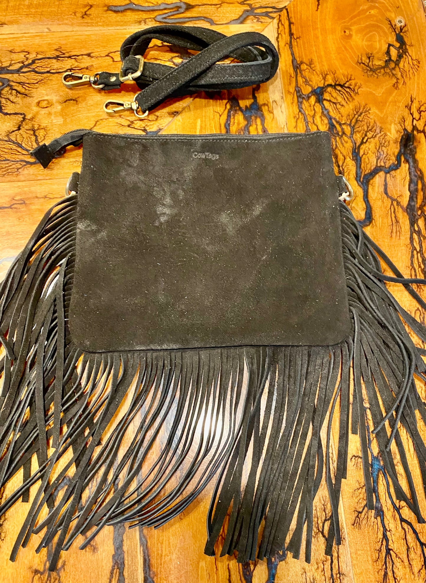 Cowhide Patchwork Leather bag