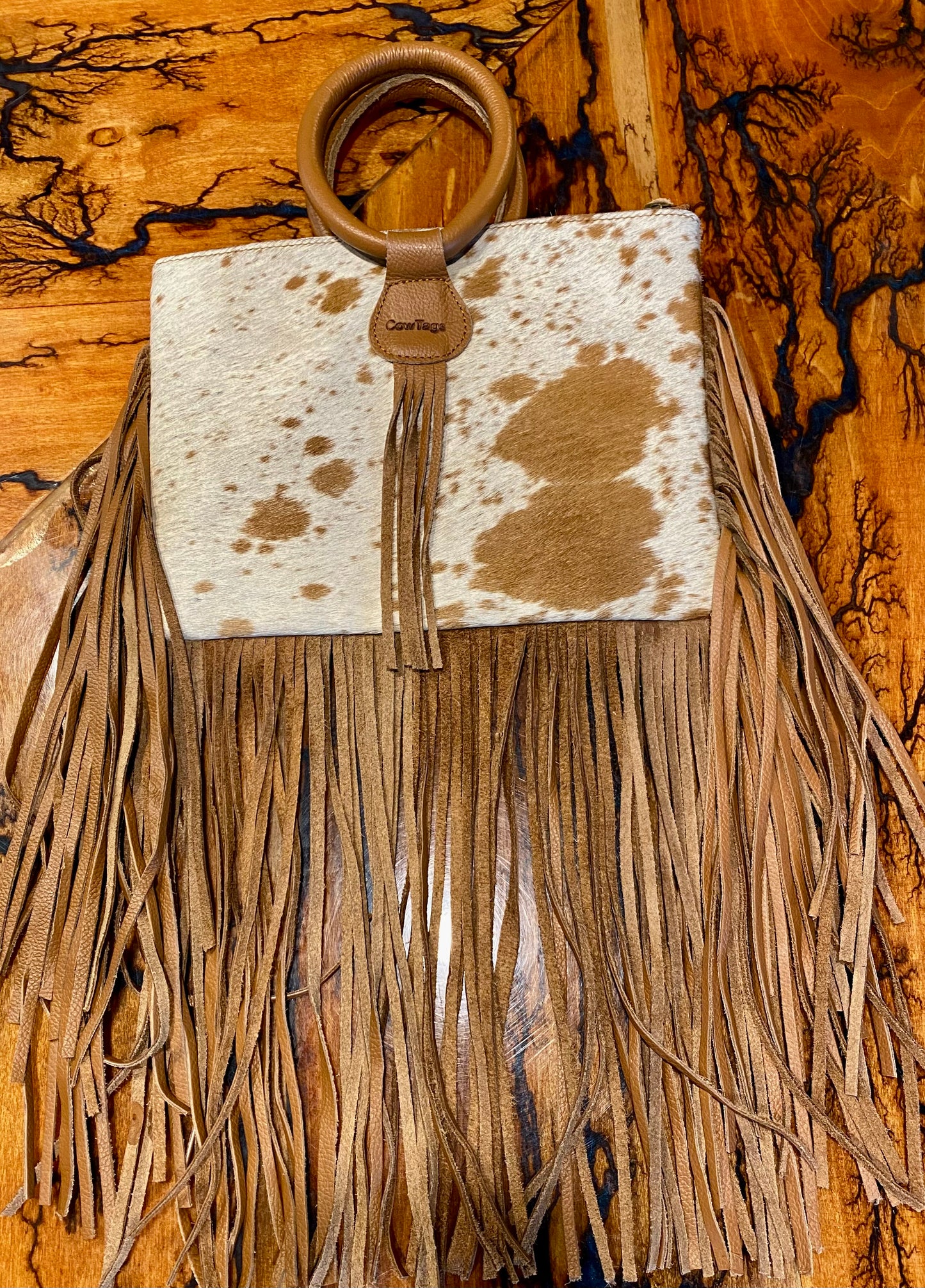 Round Handle  Leather bag