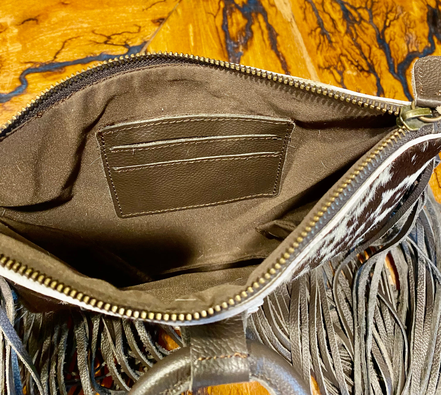 Round Handle  Leather bag