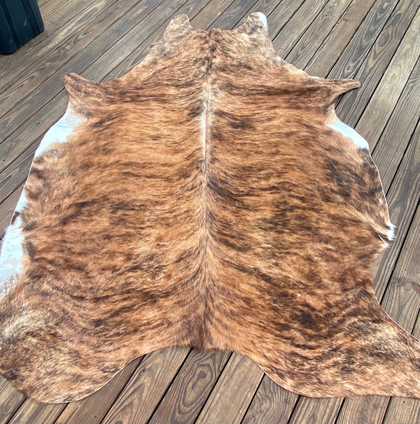 Tiger Stripe Cowhide Rug