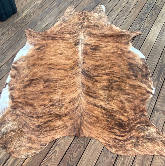 Tiger Stripe Cowhide Rug