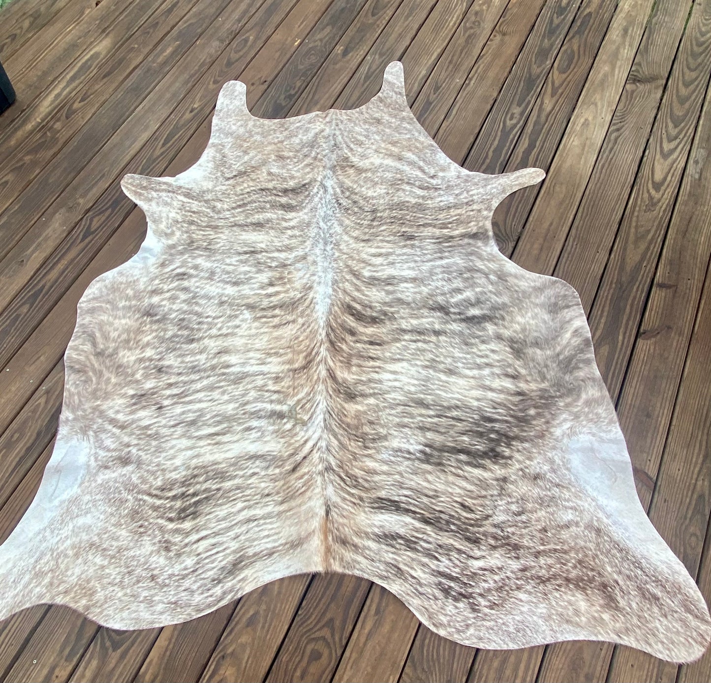 Tiger Stripe Cowhide Rug