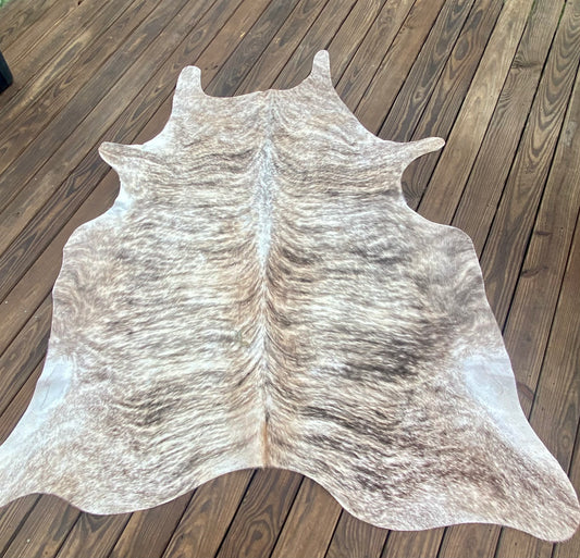 Tiger Stripe Cowhide Rug