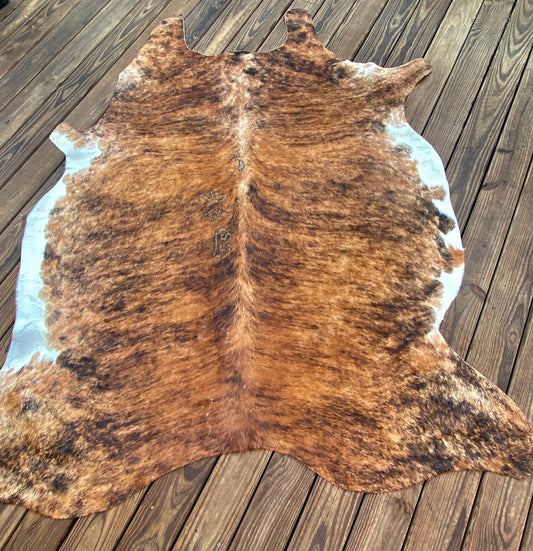 Tiger Stripe Cowhide Rug