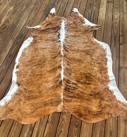 Tiger Stripe Cowhide Rug