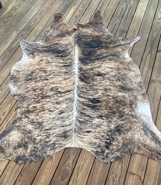 Tiger Stripe Cowhide Rug