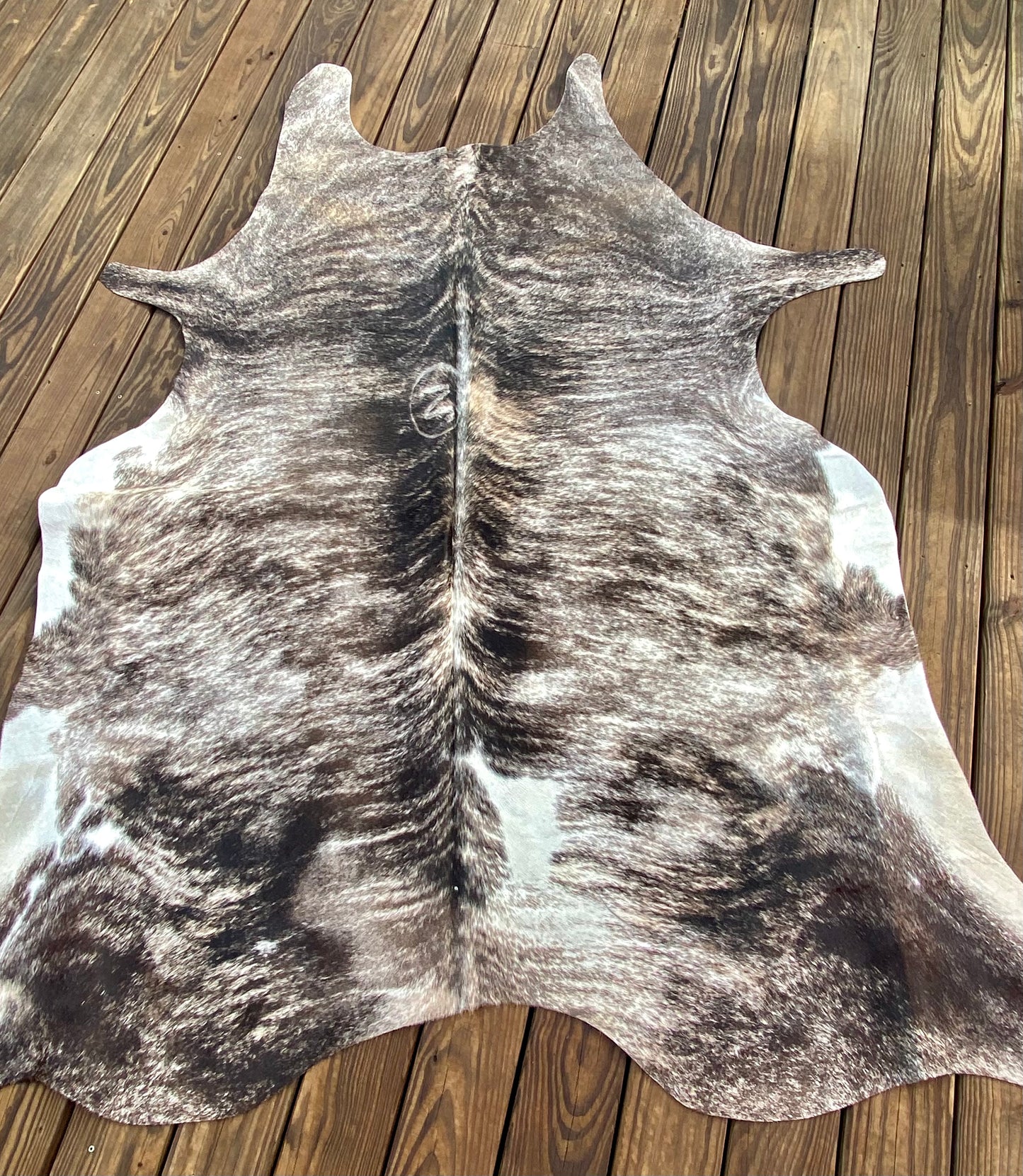 Tiger Stripe Cowhide Rug