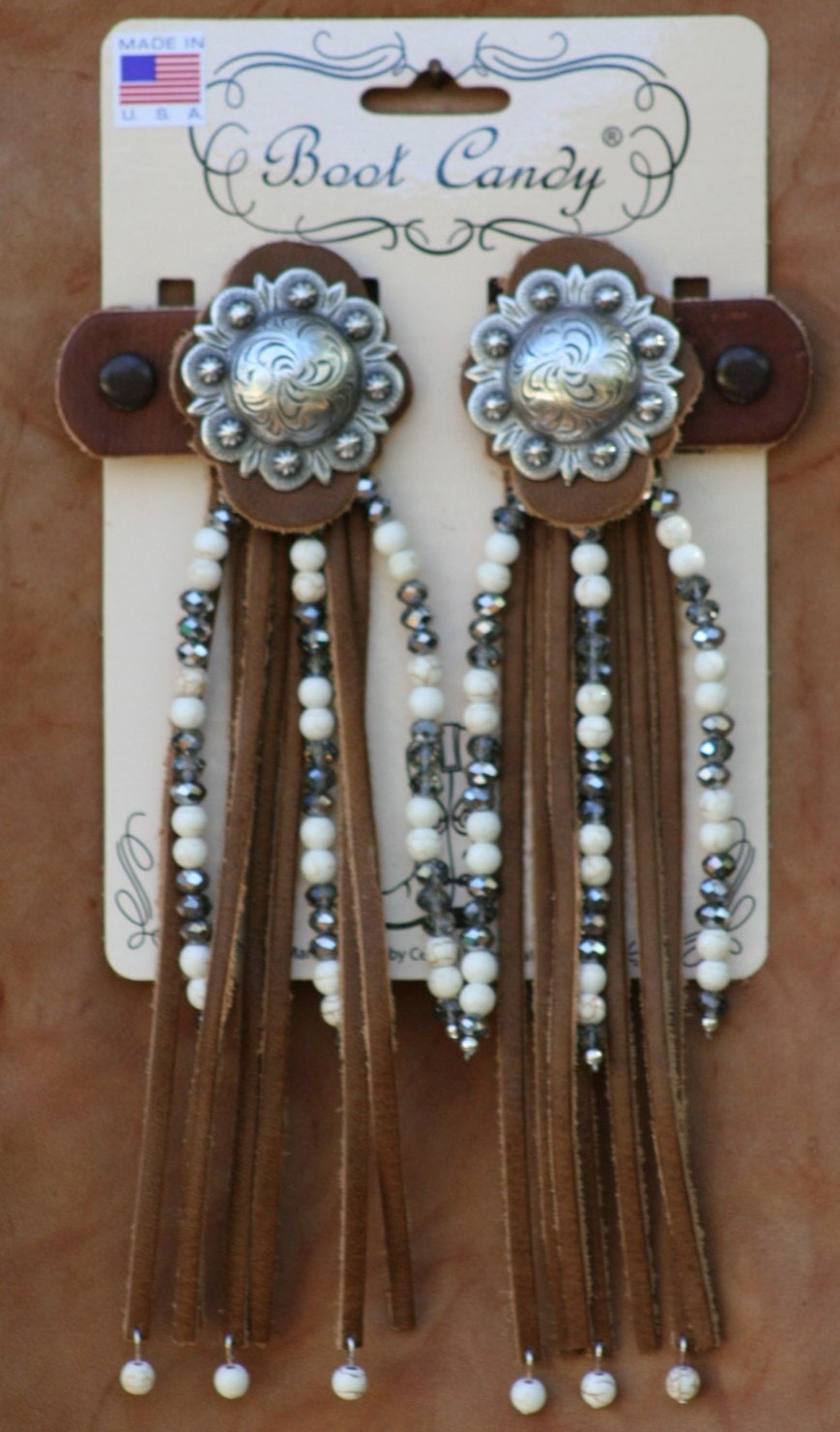 Boot Candy Toppers, White Tips