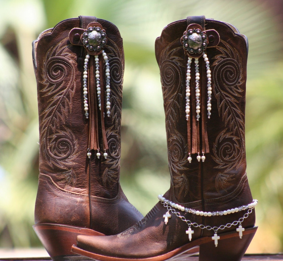 Boot Candy Toppers, White Tips