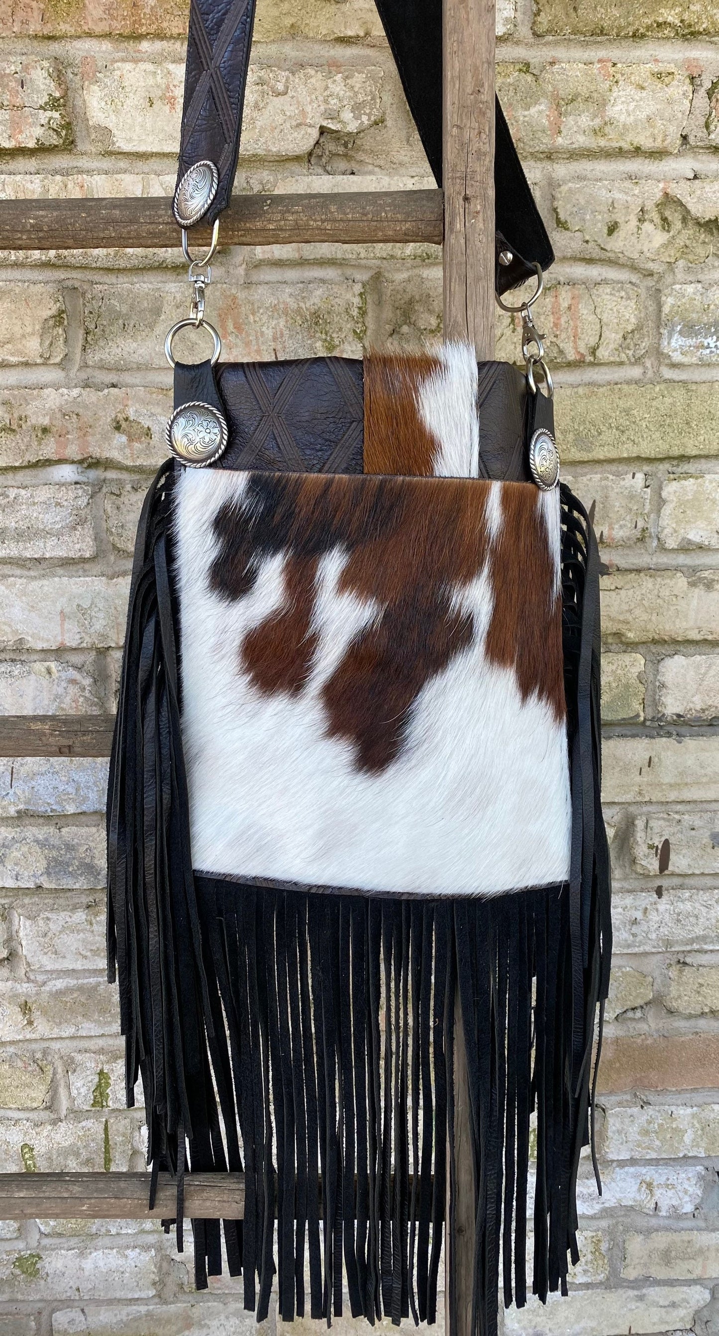 Hair on Cowhide Handbag/Purse