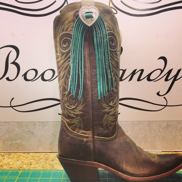 Boot Candy Toppers Turquoise Waterfall