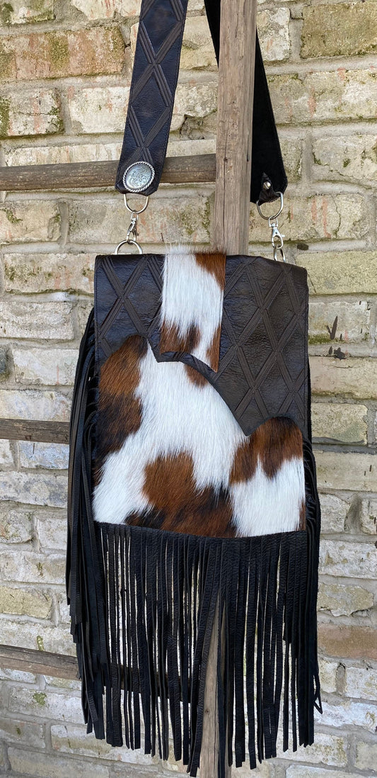 Hair on Cowhide Handbag/Purse